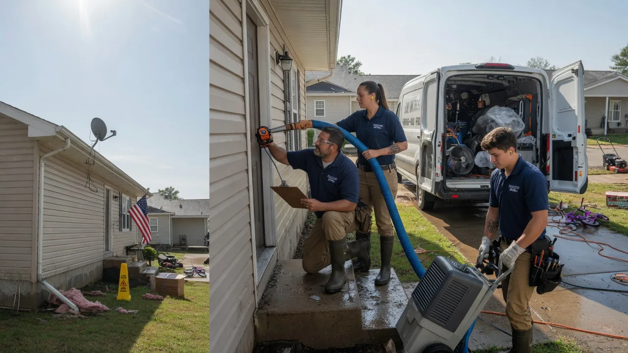 Ceiling Water Damage Restoration in Annawan, IL near me